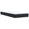 vidaXL Boxspringbett mit Matratze Schwarz 90x200 cm Samt