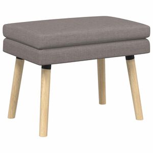 vidaXL Doppellagige Bank Taupe 60 x 40 x 46 cm Stoff