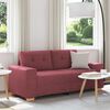 vidaXL Loveseat-Sofa Weinrot 140 cm Stoff