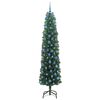 vidaXL K&uuml;nstlicher Weihnachtsbaum mit 300 LEDs mit St&auml;nder Gr&uuml;n 240 cm