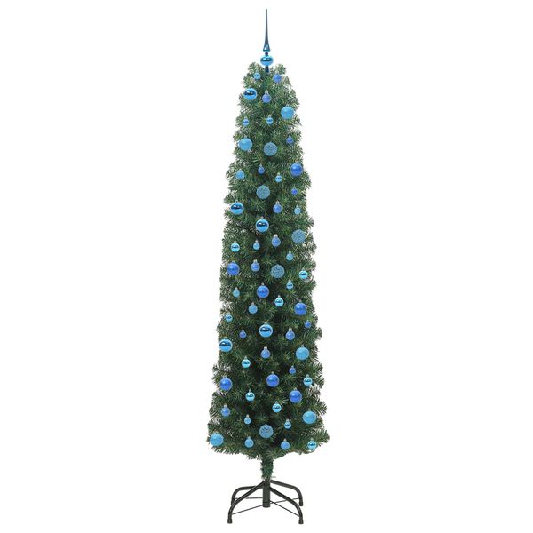 vidaXL K&uuml;nstlicher Weihnachtsbaum mit 300 LEDs mit St&auml;nder Gr&uuml;n 240 cm