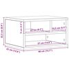 vidaXL Druckerst&auml;nder Altholz 40 x 32 x 22,5 cm Holzwerkstoff
