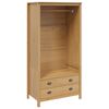 vidaXL Kleiderschrank Honigbraun 84 x 50 x 170 cm Massivholz Kiefer