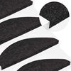vidaXL Stufenmatten Selbstklebend 10 Stk. Anthrazit 65x22,5x3,5 cm
