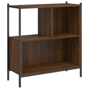vidaXL B&uuml;cherregal Braun Eichen-Optik 72x28x77,5 cm Holzwerkstoff