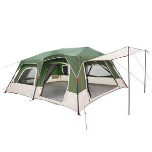vidaXL Sofort Zelt 10 Personen Gr&uuml;n 185T Polyester mit PU-Beschichtung