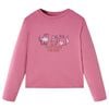 vidaXL Kinder-Langarmshirt Himbeerrosa 140