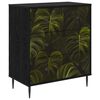 vidaXL Kommode ELBURG Palmblattmuster 66 x 36,5 x 76 cm Holzwerkstoff