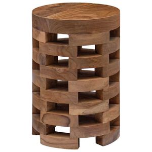vidaXL Nachttisch 30x30x45 cm Massivholz Teak
