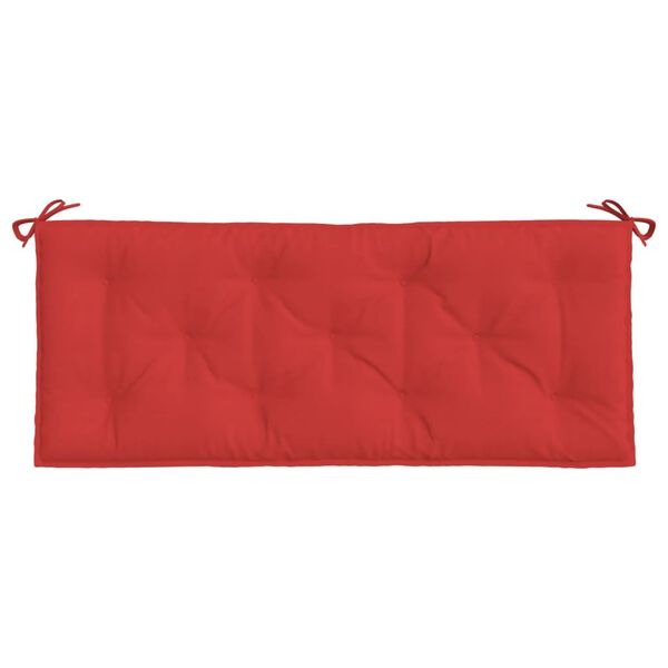 vidaXL Gartenbank-Auflage Rot 120x50x7 cm Oxford-Gewebe