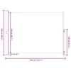 vidaXL Seitenmarkise Ausziehbar 220x300 cm Creme
