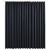 vidaXL Verdunkelungsvorhang mit Haken Schwarz 290 x 245 cm