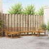 vidaXL Outdoor-Sofagarnitur 6 pcs Natur Massivholz Akazie