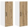 vidaXL Wandschrank PORTO 2 Stk. Artisan-Eiche Holzwerkstoff