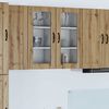 vidaXL K&uuml;chenschrank 2 pcs Artisan-Eiche 40 x 31 x 80 cm Holzwerkstoff