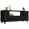 vidaXL TV-Schrank Schwarz 120x35x48 cm Holzwerkstoff