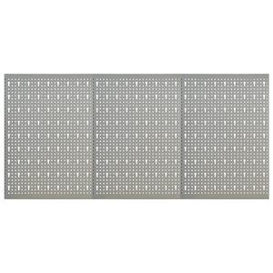 vidaXL Werkzeugwand 3 Stk. 40&times;58 cm Stahl