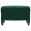vidaXL Fu&szlig;hocker Dunkelgr&uuml;n 60x50x41 cm Samt