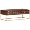 vidaXL Couchtisch 112x50x40 cm Massivholz Mango