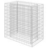 vidaXL Gabionen-Hochbeet Verzinkter Stahl 90&times;50&times;100 cm