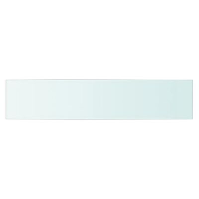 vidaXL Regalboden Glas Transparent 70 cm x 15 cm