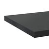 vidaXL Wandregale 2 Stk. 100x40x3 cm Schwarz Edelstahl