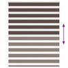 vidaXL Zebra-Rollo 140,9 x 175 cm, Stoffbreite 136,7 cm, Kaffeebraun