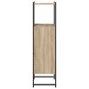 vidaXL Badezimmerschrank Beige 33 x 33 x 120,5 cm Holzwerkstoff