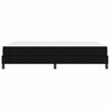 vidaXL Boxspringbett mit Matratze Schwarz 140 x 200 cm Stoff