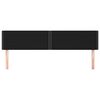 vidaXL Kopfteile Schwarz 180x5x78/88 cm Stoff