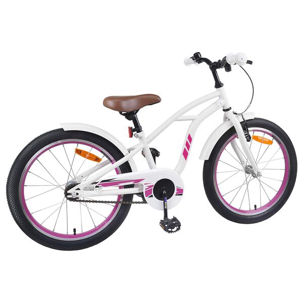 vidaXL Kinderfahrrad 20 Zoll f&uuml;r 6-11 Jahre alt Wei&szlig;