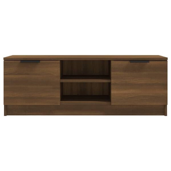 vidaXL TV-Schrank Braun Eichen-Optik 102x35x36,5 cm Holzwerkstoff