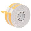 vidaXL Selbstklebendes Schaumstoffband 2 pcs Wei&szlig; 30mm x 5m CR-Schaum