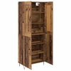 vidaXL Highboard Altholz 69,5 x 34 x 180 cm Holzwerkstoff