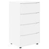 vidaXL Stauraumschr&auml;nke 60 x 48 x 105 cm Holzwerkstoff Wei&szlig;