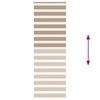 vidaXL Doppelrollo Sandbraun 70x200 cm Stoffbreite 65,9 cm Polyester