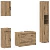 vidaXL 4-teiliges Badezimmer-Schrank-Set UTRECHT Artisan-Eiche