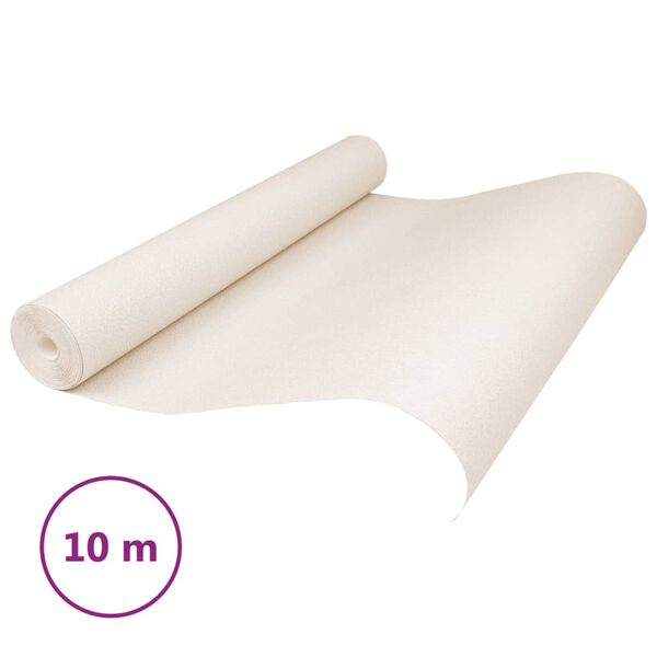vidaXL Vliestapete 3D Einfarbig Beige 10x0,53 m