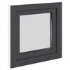 Kellerfenster RISOR Anthrazit 50 x 50 cm PVC und Glas