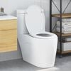 vidaXL Toilettensitz Wei&szlig; 44,8 x 37,3 x 4,2 cm Duroplast