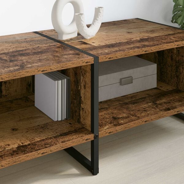 vidaXL TV-Schränk Altholz 170,5 x 36 x 30,5 cm Holzwerkstoff