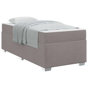 vidaXL Bettrahmen Taupe 80 x 200 cm Stoff