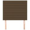vidaXL Kopfteil Dunkelbraun 90x5x118/128 cm Stoff