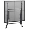 vidaXL Klapptisch Mesh 80x80x72 cm Stahl Anthrazit