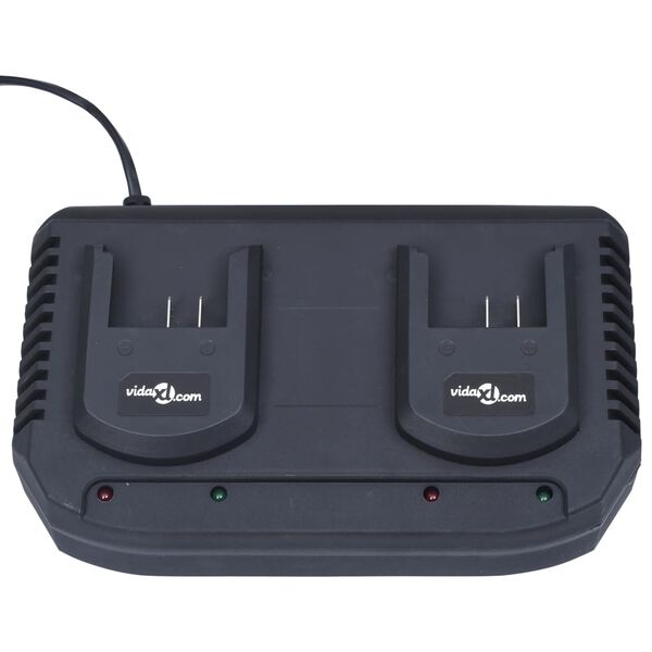 vidaXL Doppel-Schnellladeger&auml;t f&uuml;r 20V-Li-Ionen-Batterien