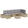 vidaXL Sofa Set 7 stk. Poly-Rattan