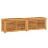 vidaXL Gartenbox mit Beutel 200x50x55 cm Massivholz Teak