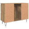 vidaXL Badschrank Artisan-Eiche 80x33x60 cm Holzwerkstoff