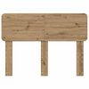 vidaXL Kopfteil mit Kopfteil Artisan-Eiche 120 cm Holzwerkstoff