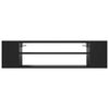 vidaXL TV-H&auml;ngeschrank Schwarz 100x30x26,5 cm Holzwerkstoff
